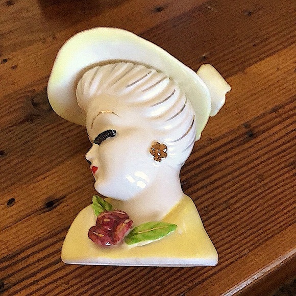 💛Rare find Mid Century Bust Vase - Picture 8 of 8